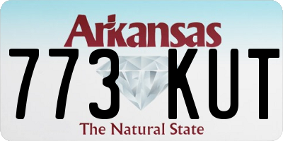 AR license plate 773KUT