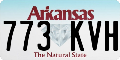 AR license plate 773KVH