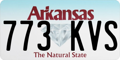 AR license plate 773KVS