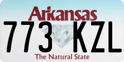 AR license plate 773KZL