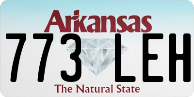 AR license plate 773LEH