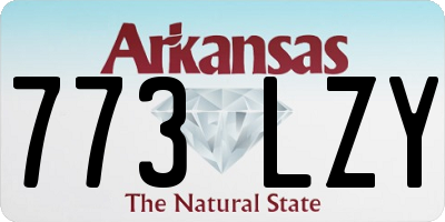 AR license plate 773LZY
