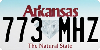 AR license plate 773MHZ