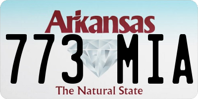 AR license plate 773MIA