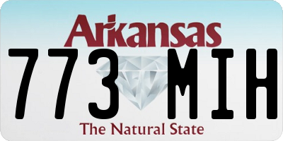 AR license plate 773MIH