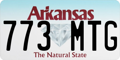 AR license plate 773MTG