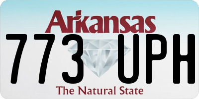 AR license plate 773UPH