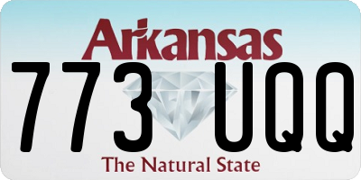AR license plate 773UQQ