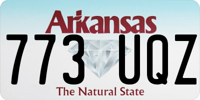 AR license plate 773UQZ