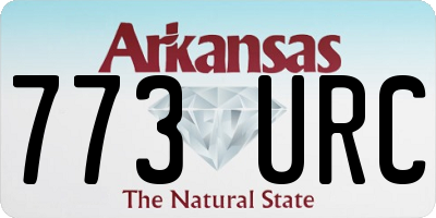 AR license plate 773URC
