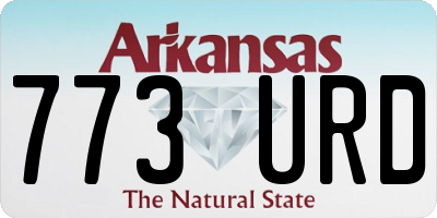 AR license plate 773URD