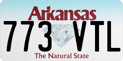 AR license plate 773VTL