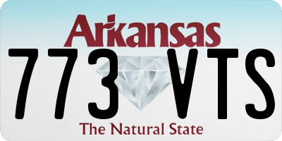 AR license plate 773VTS