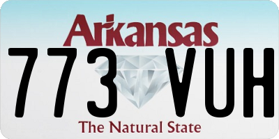 AR license plate 773VUH
