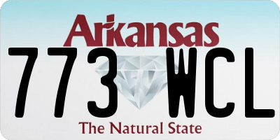 AR license plate 773WCL