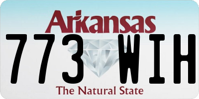 AR license plate 773WIH