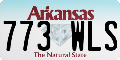AR license plate 773WLS