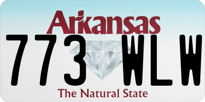 AR license plate 773WLW