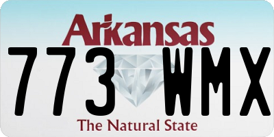 AR license plate 773WMX