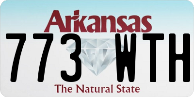 AR license plate 773WTH