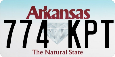 AR license plate 774KPT
