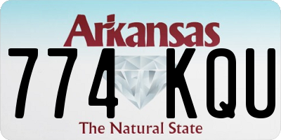 AR license plate 774KQU