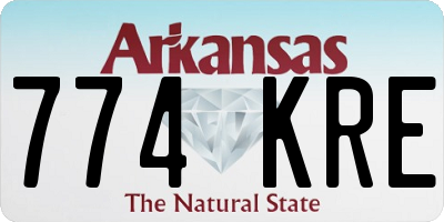AR license plate 774KRE