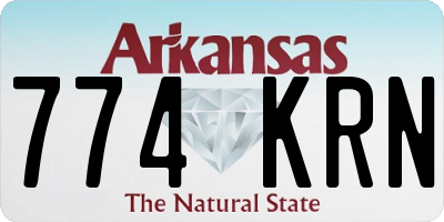 AR license plate 774KRN