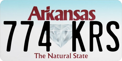 AR license plate 774KRS