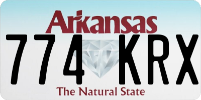 AR license plate 774KRX