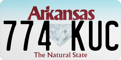 AR license plate 774KUC