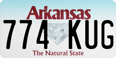 AR license plate 774KUG