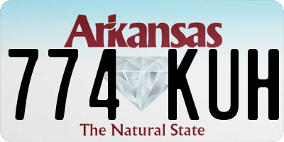 AR license plate 774KUH