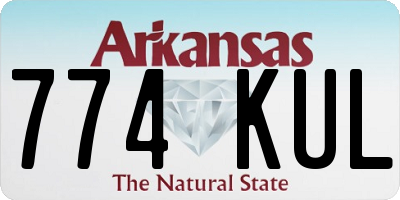 AR license plate 774KUL