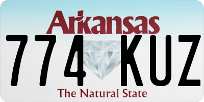 AR license plate 774KUZ