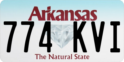 AR license plate 774KVI