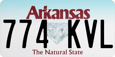 AR license plate 774KVL