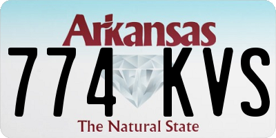 AR license plate 774KVS