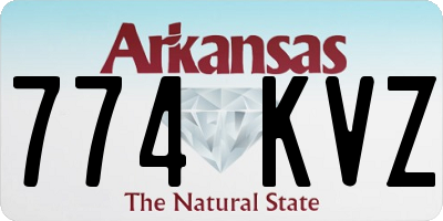 AR license plate 774KVZ