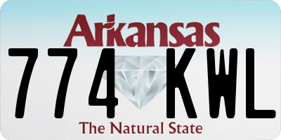 AR license plate 774KWL
