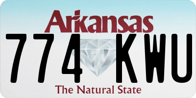 AR license plate 774KWU