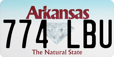 AR license plate 774LBU