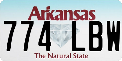 AR license plate 774LBW