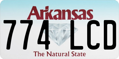 AR license plate 774LCD