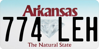 AR license plate 774LEH