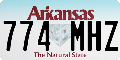 AR license plate 774MHZ