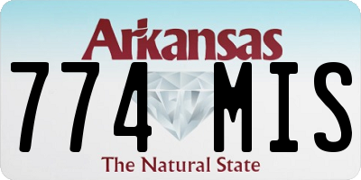 AR license plate 774MIS