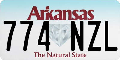 AR license plate 774NZL