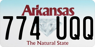 AR license plate 774UQQ