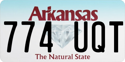 AR license plate 774UQT